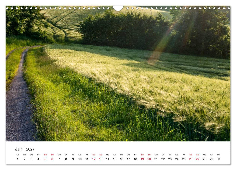 Wege in der Natur - Kraichgau und Enzkreis (CALVENDO Wandkalender 2027)