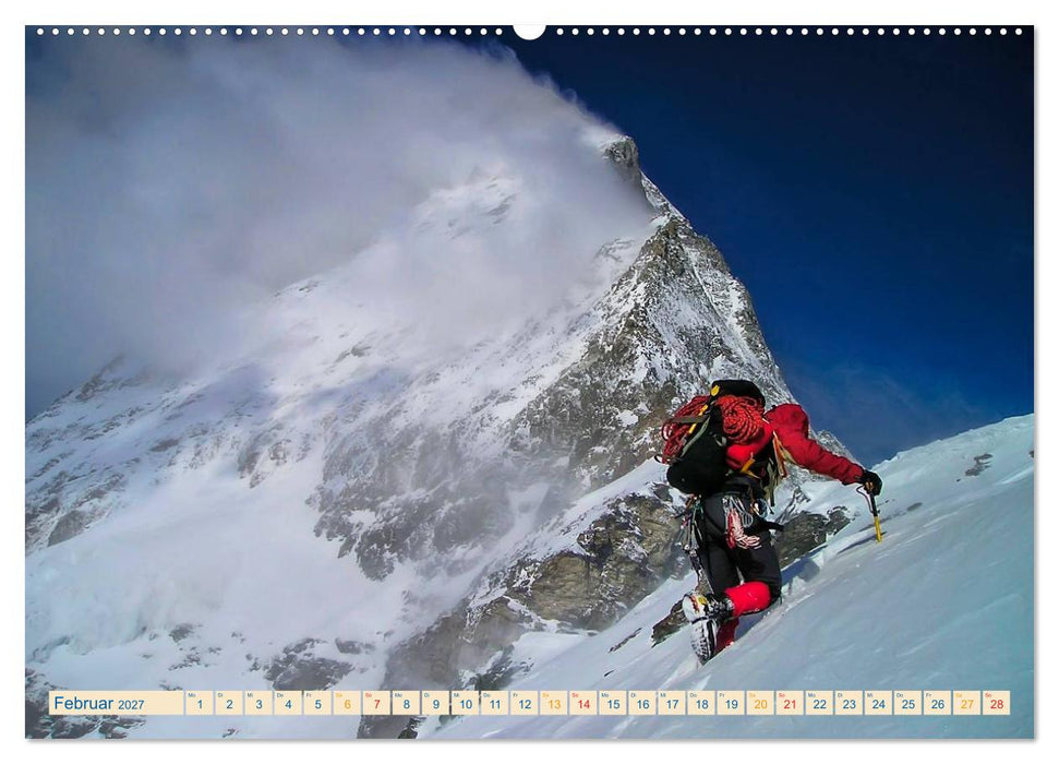 Bergsteigen und Klettern (CALVENDO Premium Wandkalender 2027)