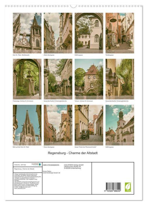 Regensburg - Charme der Altstadt (CALVENDO Premium Wandkalender 2027)
