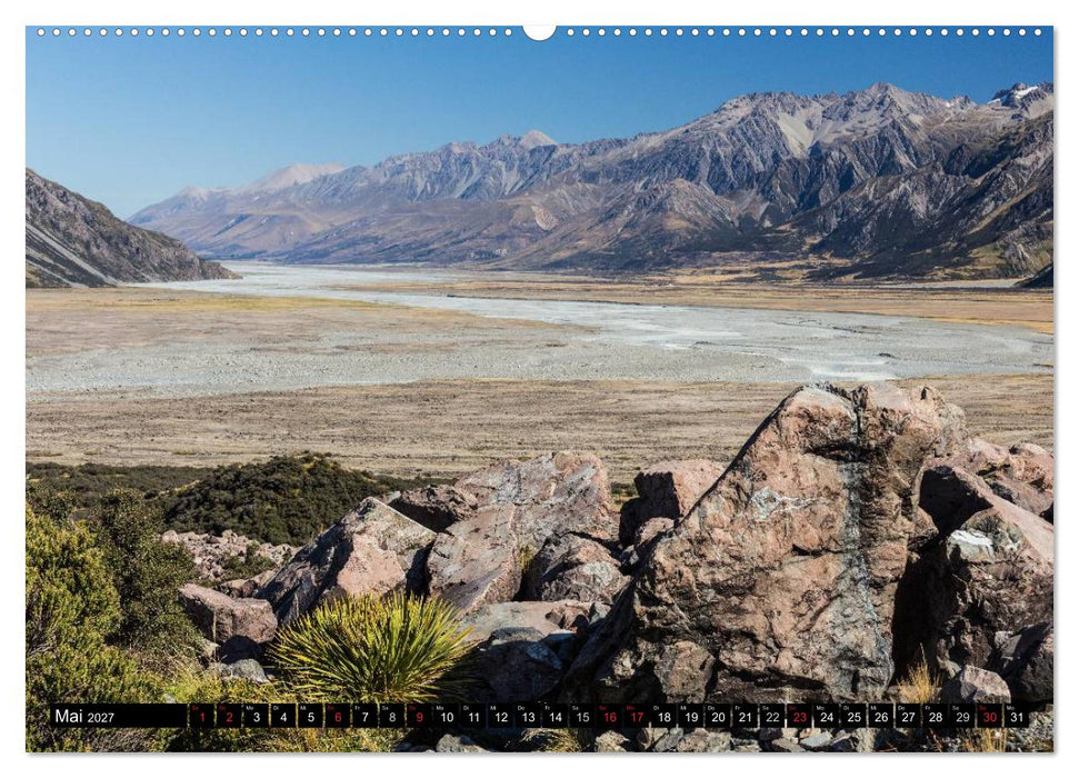 Neuseeland - Attraktiver Süden (CALVENDO Wandkalender 2027)