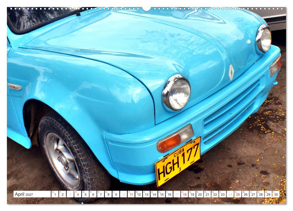 RENAULT - Französische Klassiker in Kuba (CALVENDO Wandkalender 2027)