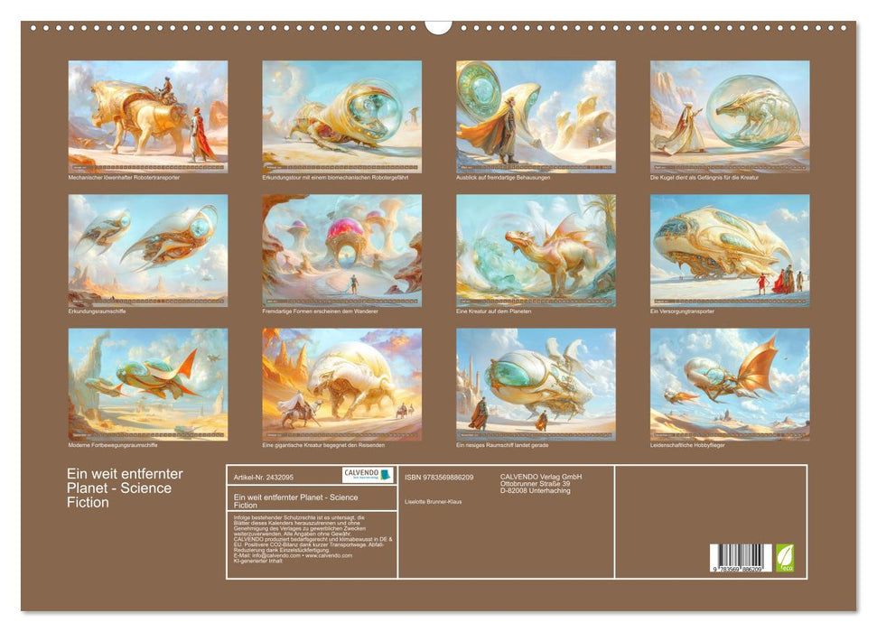 Ein weit entfernter Planet - Science Fiction (CALVENDO Wandkalender 2027)
