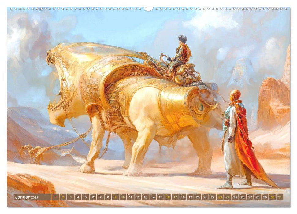 Ein weit entfernter Planet - Science Fiction (CALVENDO Wandkalender 2027)