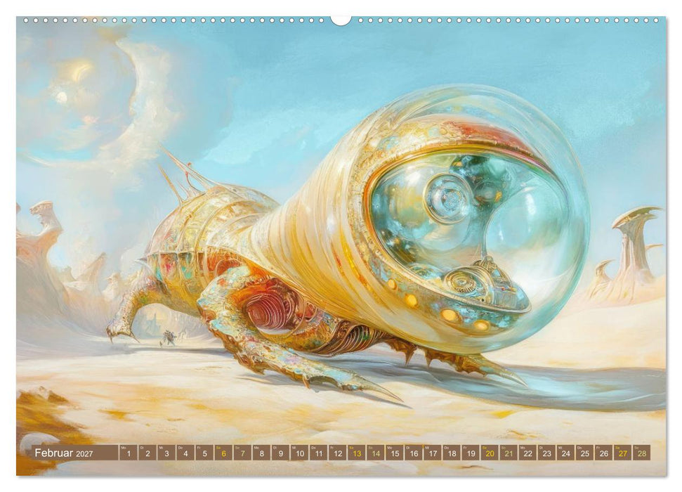 Ein weit entfernter Planet - Science Fiction (CALVENDO Wandkalender 2027)