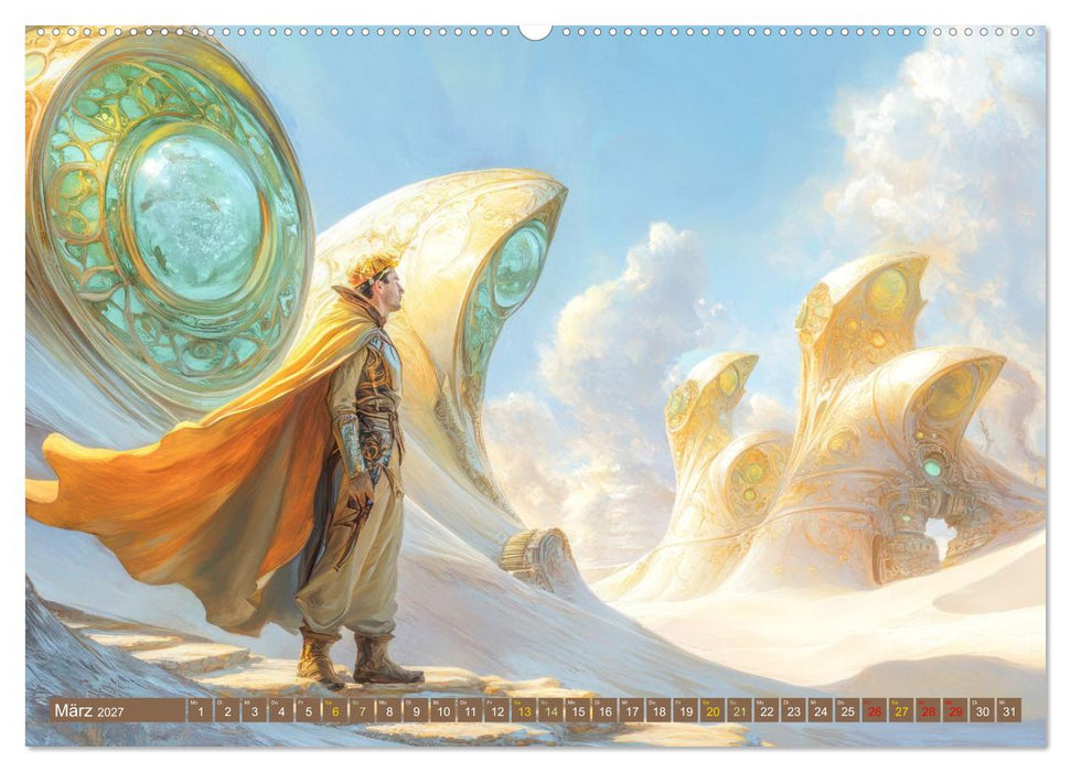 Ein weit entfernter Planet - Science Fiction (CALVENDO Wandkalender 2027)