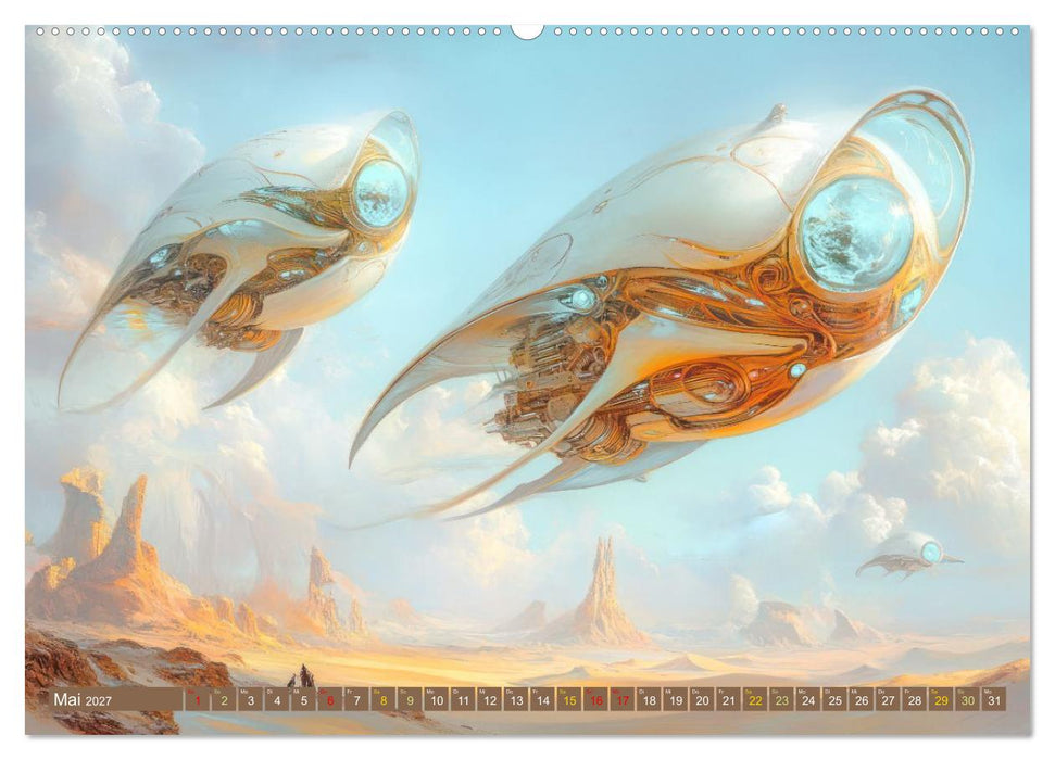Ein weit entfernter Planet - Science Fiction (CALVENDO Wandkalender 2027)