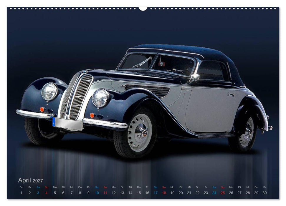 Zeitlose Ästhetik Oldtimer-Fotografien von Wolf Kloss (CALVENDO Premium Wandkalender 2027)