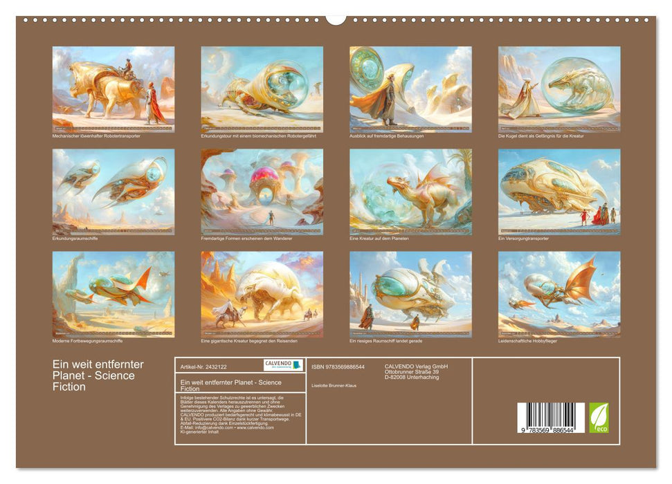 Ein weit entfernter Planet - Science Fiction (CALVENDO Premium Wandkalender 2027)