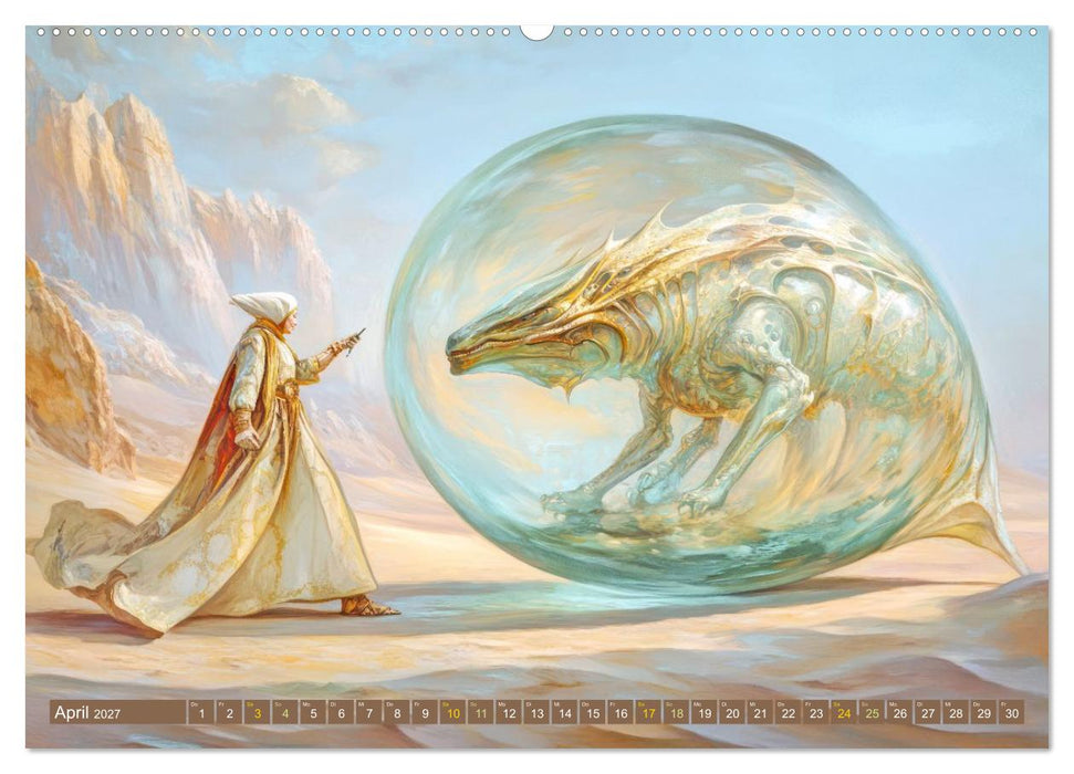Ein weit entfernter Planet - Science Fiction (CALVENDO Premium Wandkalender 2027)