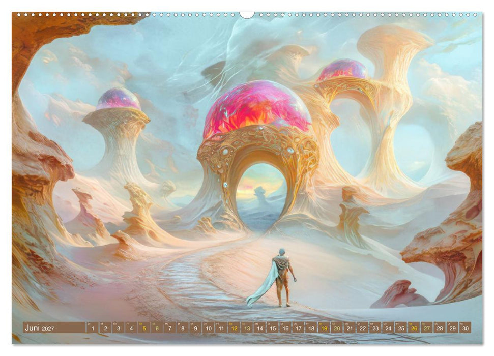 Ein weit entfernter Planet - Science Fiction (CALVENDO Premium Wandkalender 2027)
