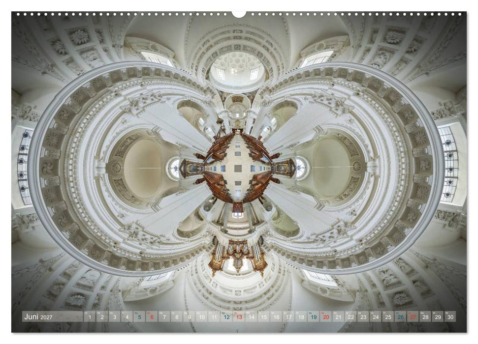 Göttliche Projektionen - Kirchenpanoramen (CALVENDO Wandkalender 2027)