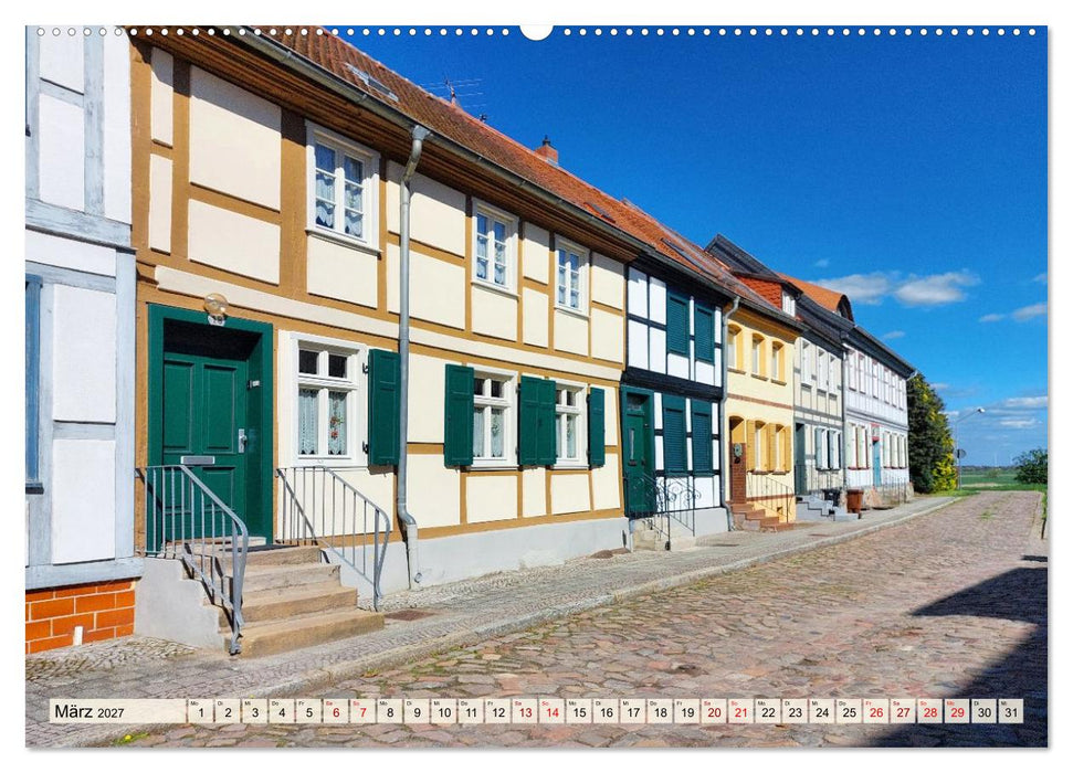 Tangermünde - Backstein und Elbe (CALVENDO Premium Wandkalender 2027)
