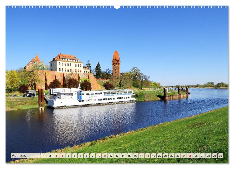 Tangermünde - Backstein und Elbe (CALVENDO Premium Wandkalender 2027)
