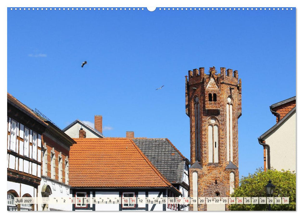 Tangermünde - Backstein und Elbe (CALVENDO Premium Wandkalender 2027)