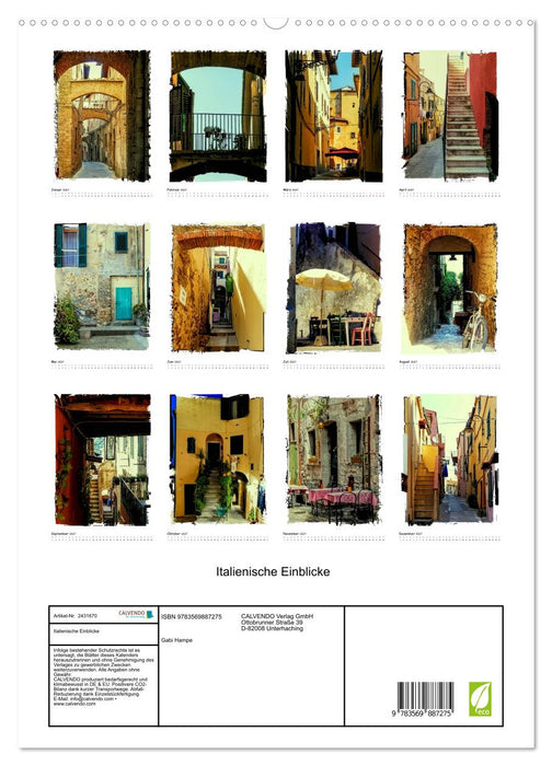 Italienische Einblicke (CALVENDO Premium Wandkalender 2027)