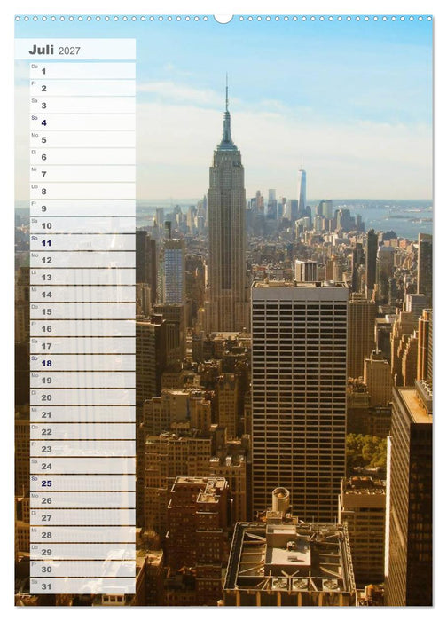 New York - Manhattan (CALVENDO Premium Wandkalender 2027)