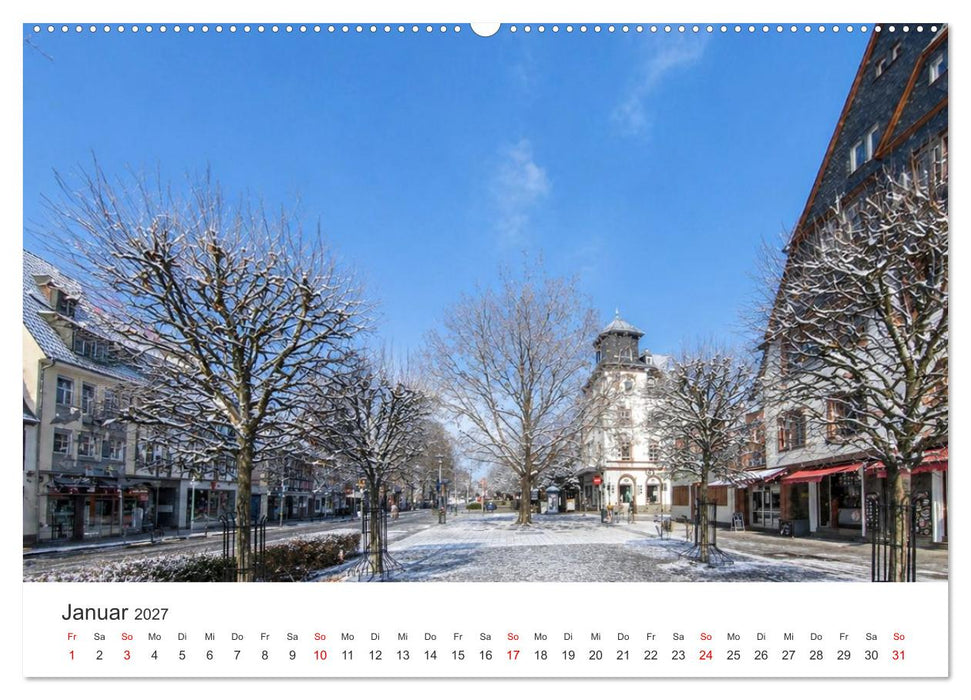 Friedberg Idylle in Hessen von Petrus Bodenstaff (CALVENDO Wandkalender 2027)