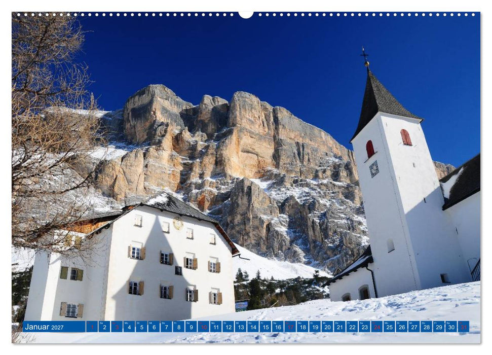 Romantische Kirchen und Kapellen (CALVENDO Wandkalender 2027)
