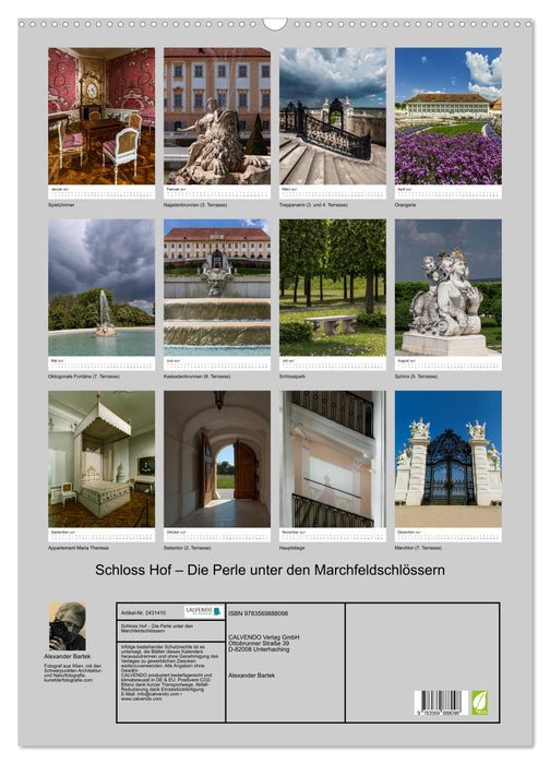 Schloss Hof – Die Perle unter den Marchfeldschlössern (CALVENDO Wandkalender 2027)