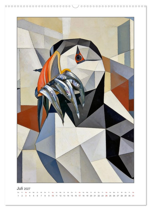 Moderne Vögel (CALVENDO Premium Wandkalender 2027)