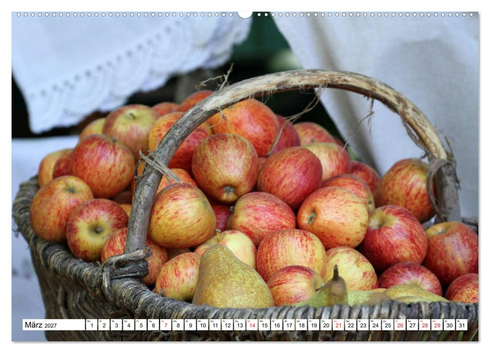 Lebensmittel liebevoll arrangiert (CALVENDO Premium Wandkalender 2027)