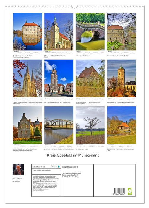 Kreis Coesfeld im Münsterland (CALVENDO Wandkalender 2027)