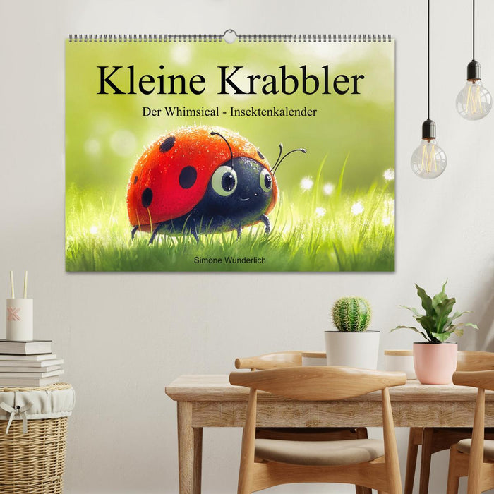 Kleine Krabbler - Der Whimsical - Insektenkalender (CALVENDO Wandkalender 2027)