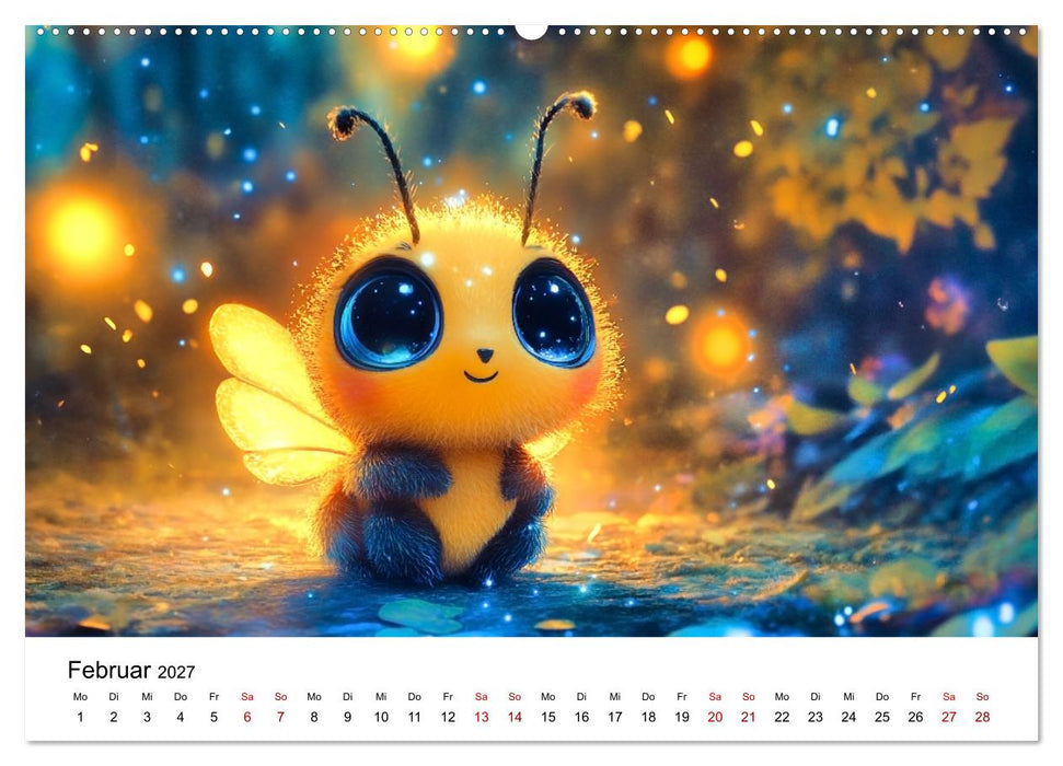 Kleine Krabbler - Der Whimsical - Insektenkalender (CALVENDO Wandkalender 2027)