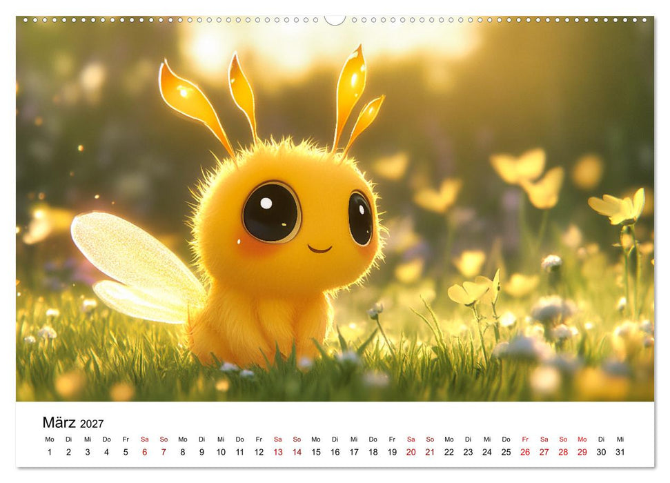 Kleine Krabbler - Der Whimsical - Insektenkalender (CALVENDO Wandkalender 2027)