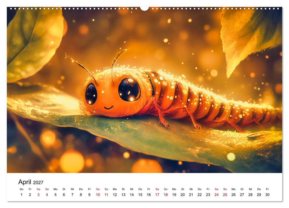 Kleine Krabbler - Der Whimsical - Insektenkalender (CALVENDO Wandkalender 2027)