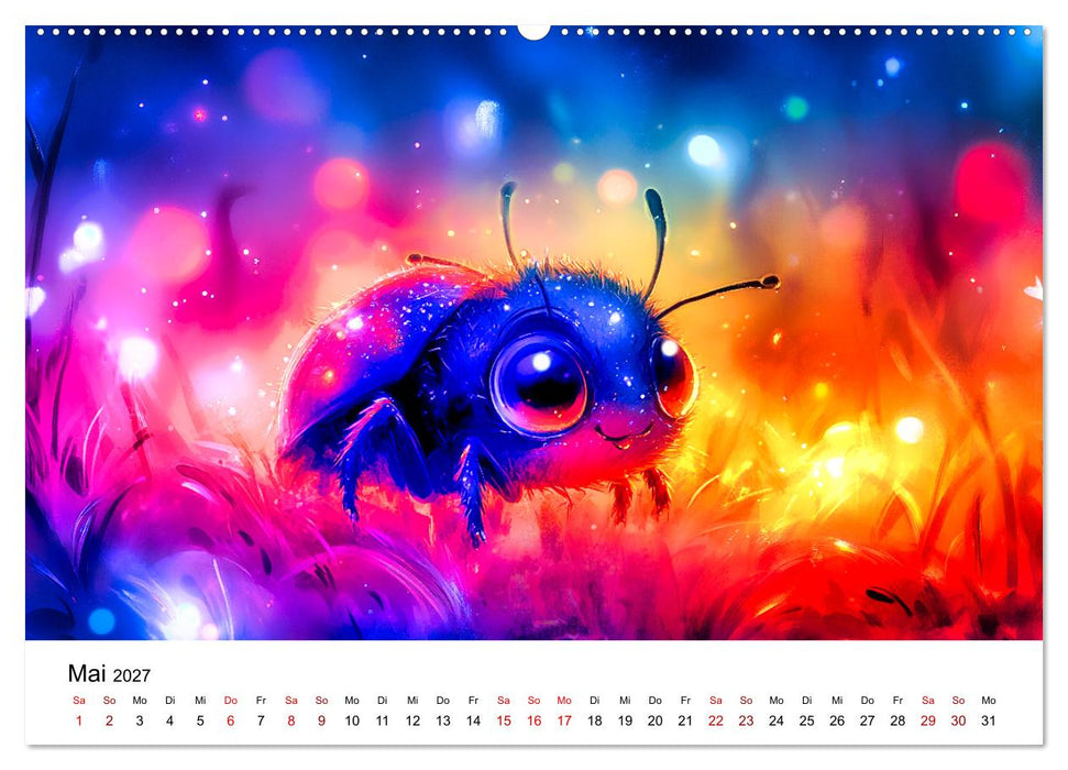 Kleine Krabbler - Der Whimsical - Insektenkalender (CALVENDO Wandkalender 2027)