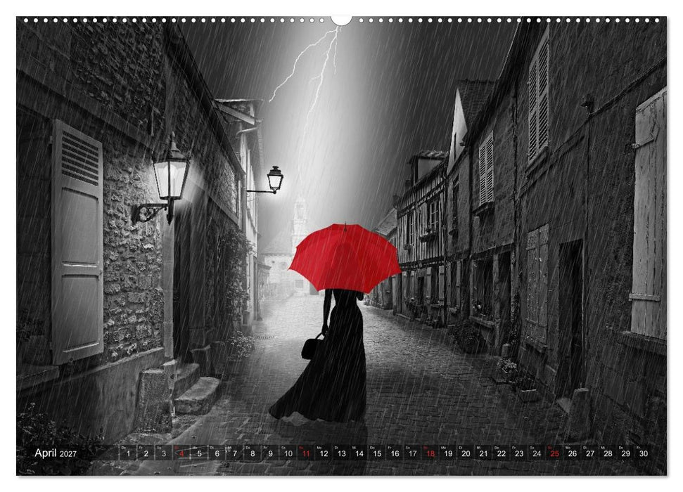 Rot wie die Liebe by Mausopardia (CALVENDO Wandkalender 2027)