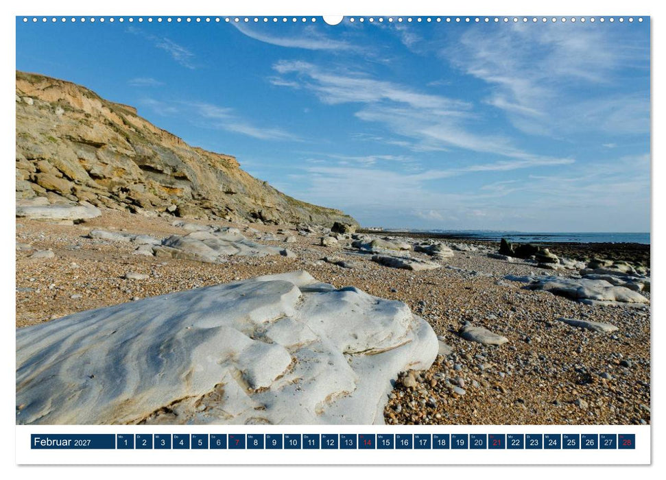 Normandie - raue Küsten, sanfte Hügel (CALVENDO Wandkalender 2027)