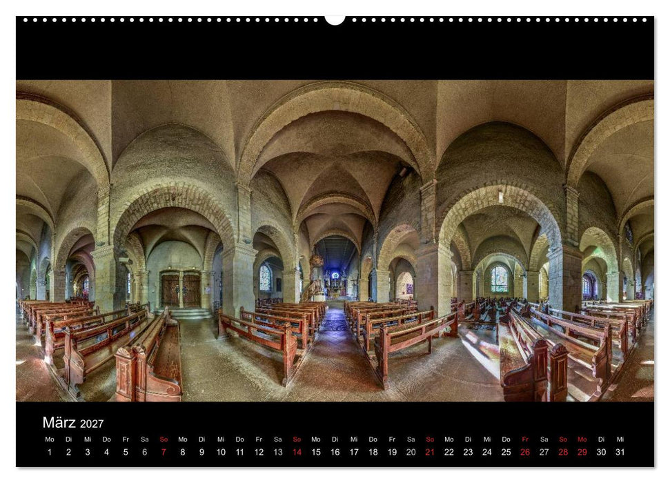 Kapellen, Kirchen und Kathedralen 2027 (CALVENDO Wandkalender 2027)
