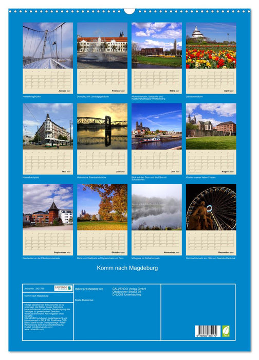 Komm nach Magdeburg (CALVENDO Wandkalender 2027)