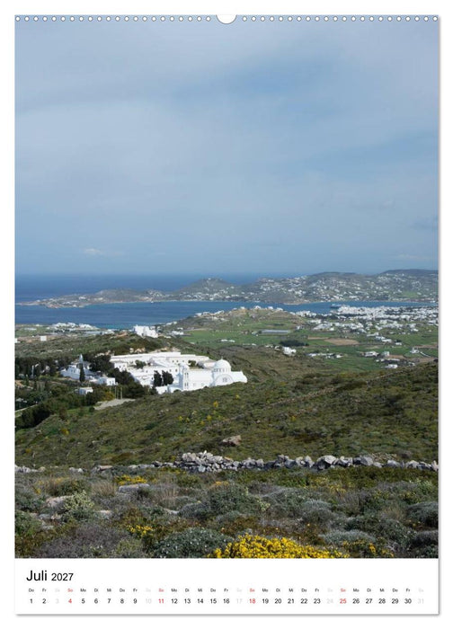 Liebenswertes Paros, Insel der Kykladen (CALVENDO Premium Wandkalender 2027)