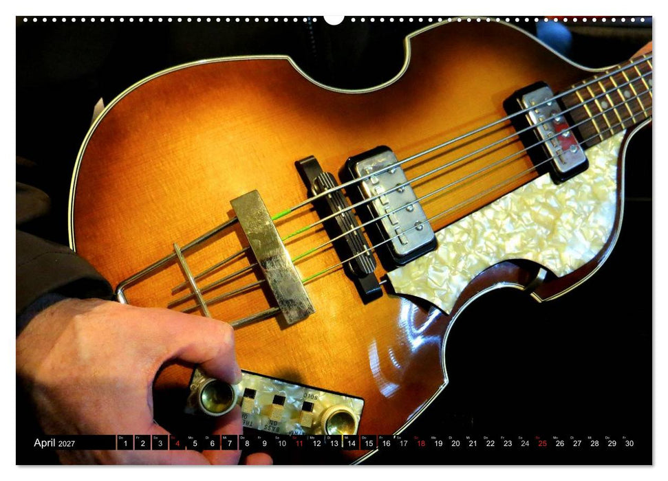 JAZZGITARREN in Szene gesetzt (CALVENDO Wandkalender 2027)