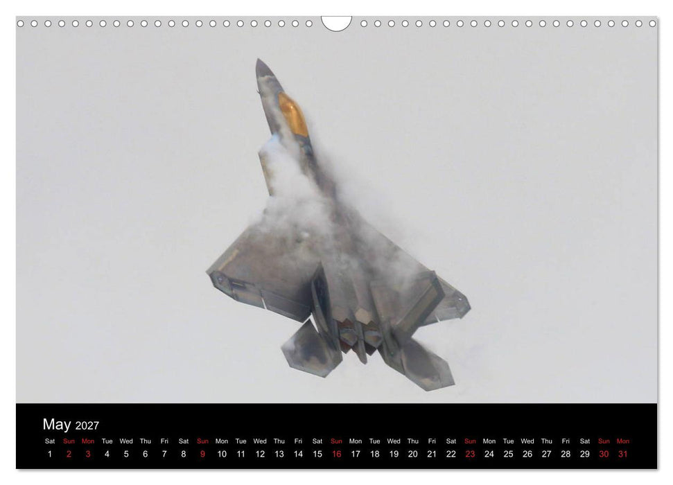 Lockheed Martin F-22A Raptor (CALVENDO Monthly Calendar 2027)