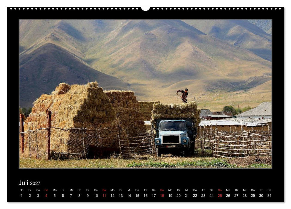 Unbekanntes Kirgistan (CALVENDO Premium Wandkalender 2027)