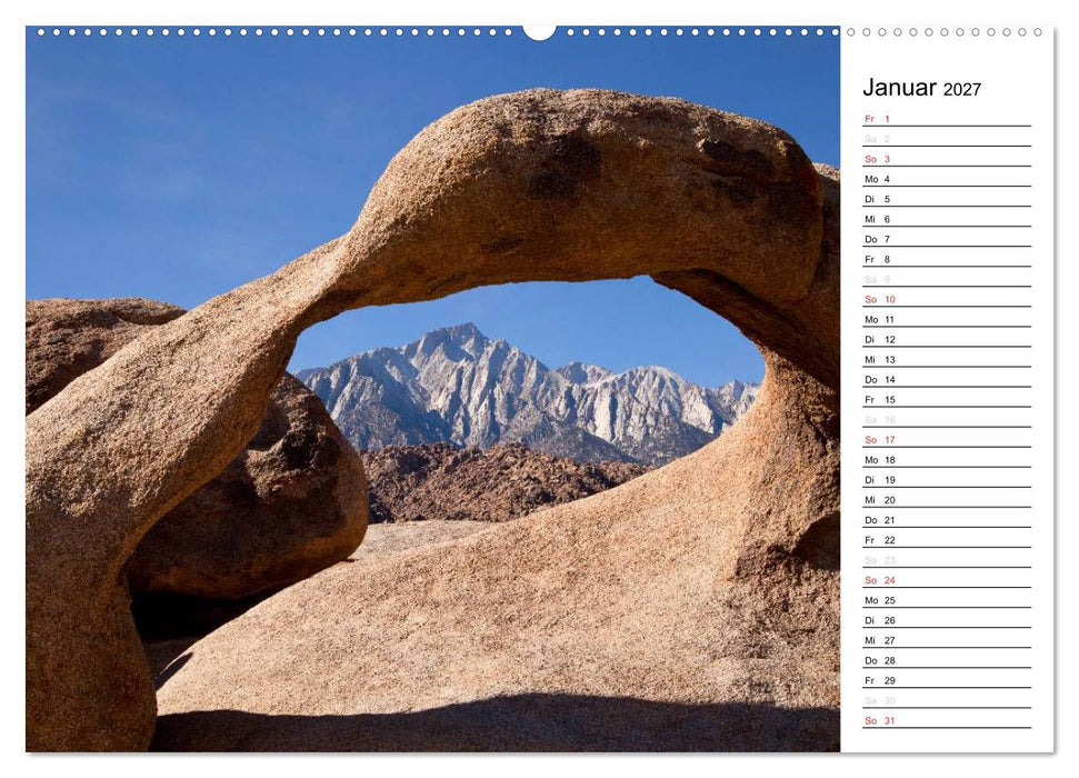 Kalifornien USA (CALVENDO Wandkalender 2027)