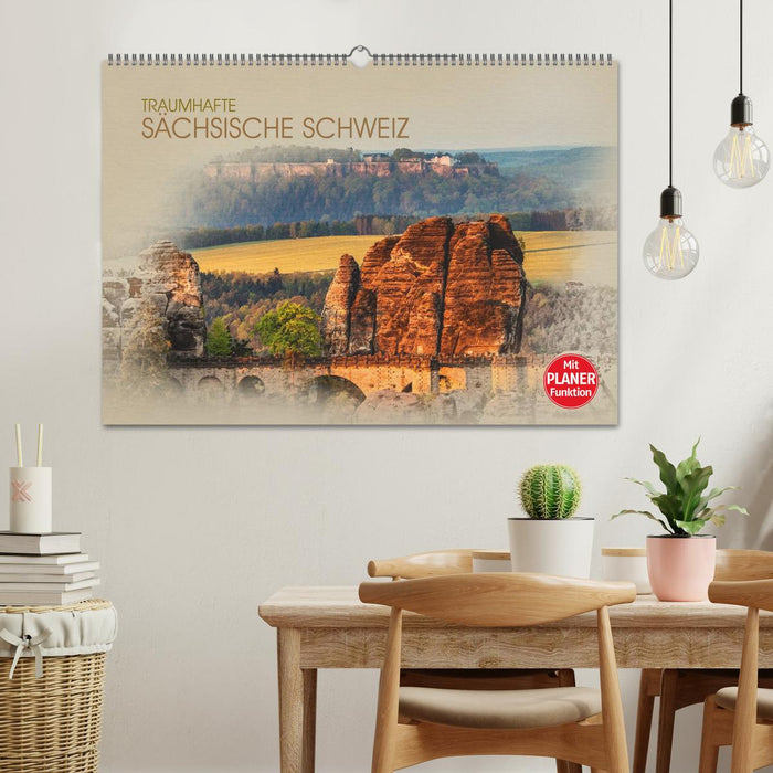 Traumhafte Sächsische Schweiz (CALVENDO Wandkalender 2027)