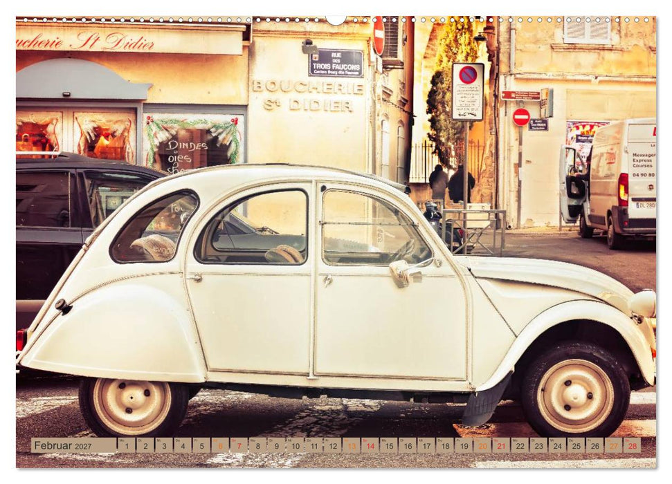 Die Legende - die Ente, Citroën 2CV (CALVENDO Wandkalender 2027)
