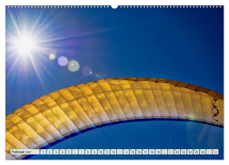 Freiheit und Abenteuer - Paragliding (CALVENDO Premium Wandkalender 2027)