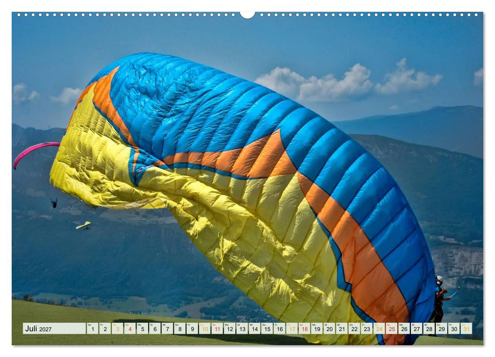 Freiheit und Abenteuer - Paragliding (CALVENDO Premium Wandkalender 2027)