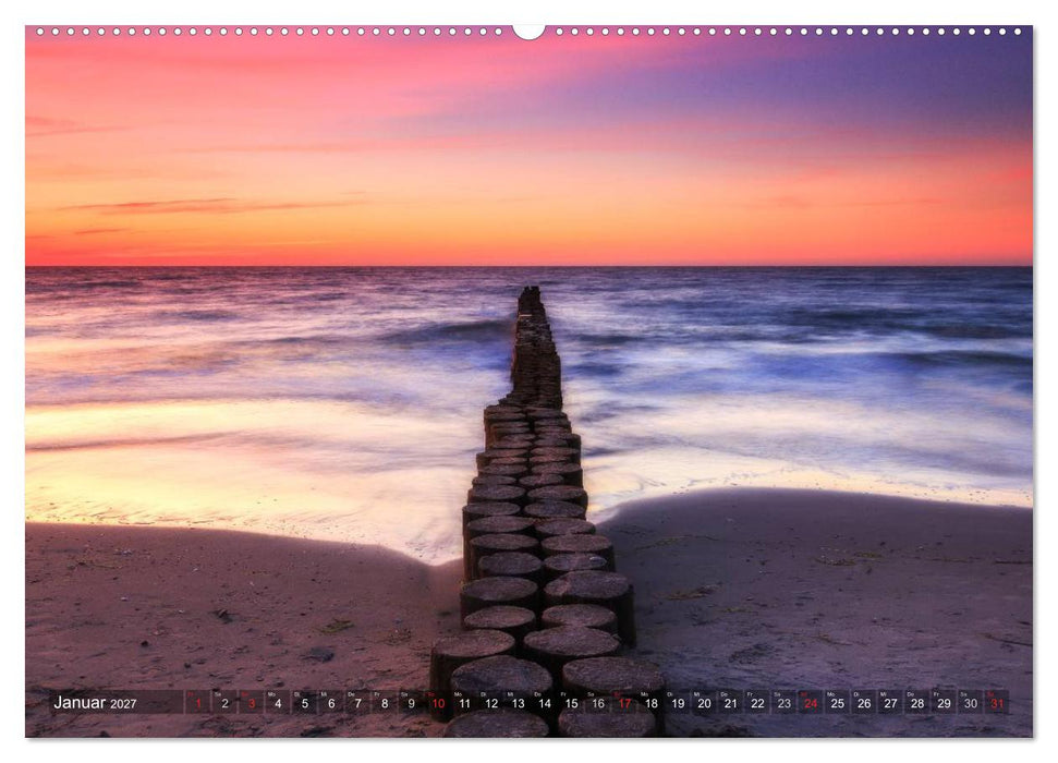 Stimmungsvolle Ostseeküste 2027 (CALVENDO Wandkalender 2027)
