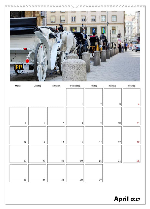 Mein Wien. Juwel an der Donau (CALVENDO Premium Wandkalender 2027)