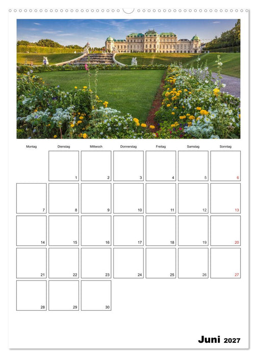 Mein Wien. Juwel an der Donau (CALVENDO Premium Wandkalender 2027)