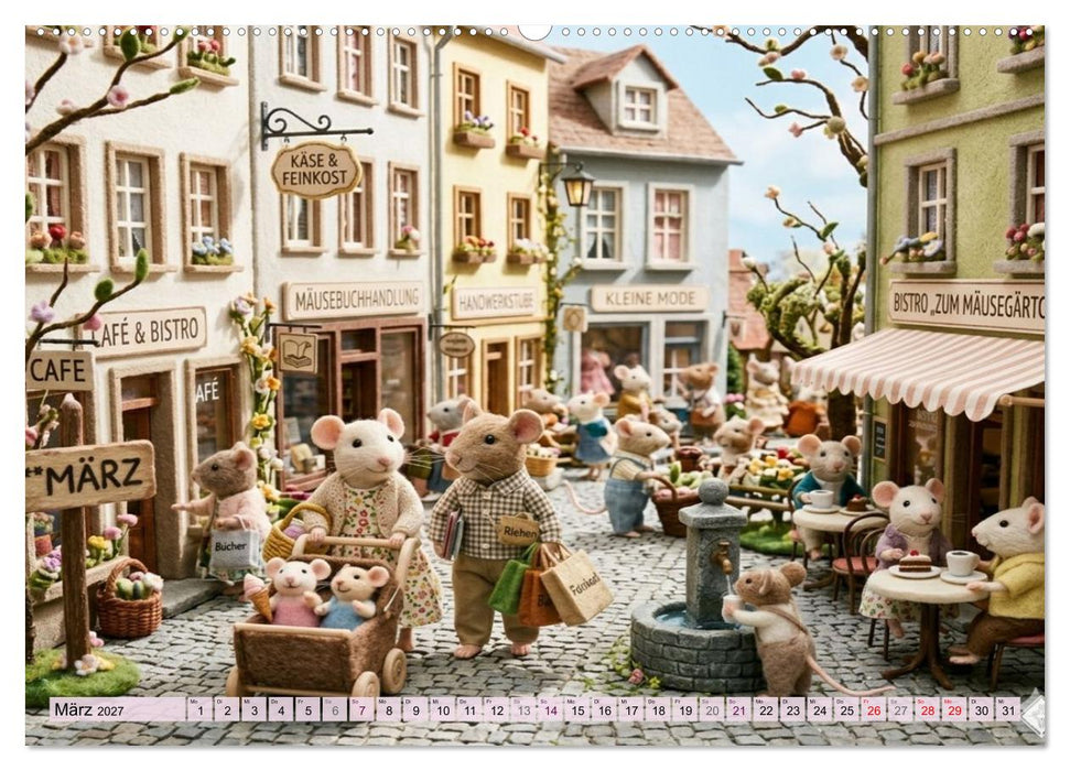 Mäusli Kalender (CALVENDO Premium Wandkalender 2027)
