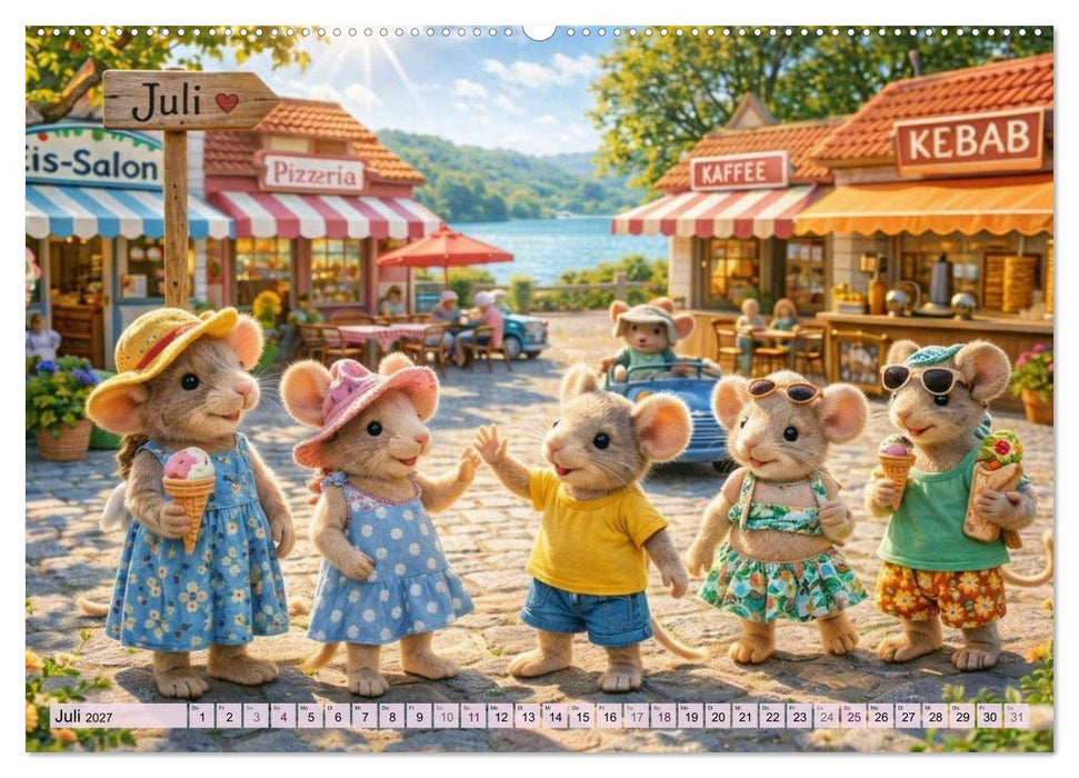Mäusli Kalender (CALVENDO Premium Wandkalender 2027)