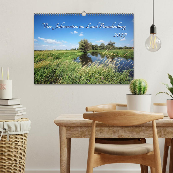 Vier Jahreszeiten im Land Brandenburg (CALVENDO Wandkalender 2027)